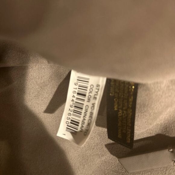 Vince Camuto Large Leather Tote Bag Women's Crossbody‎ Strap Beck Cinnabar - Picture 11 of 15